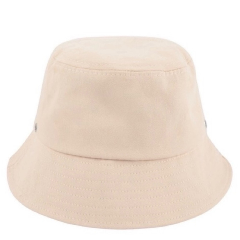 New Unisex Light Sand Ivory Slider Bucket Hat - Picture 4 of 6